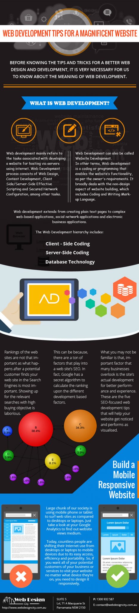 Web Development TIPS Infographic