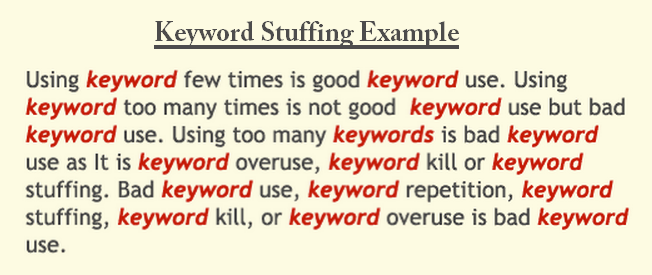 Keyword Stuffing