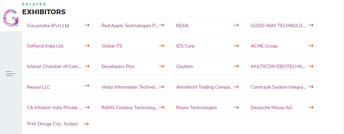 Exhibitors At GITEX