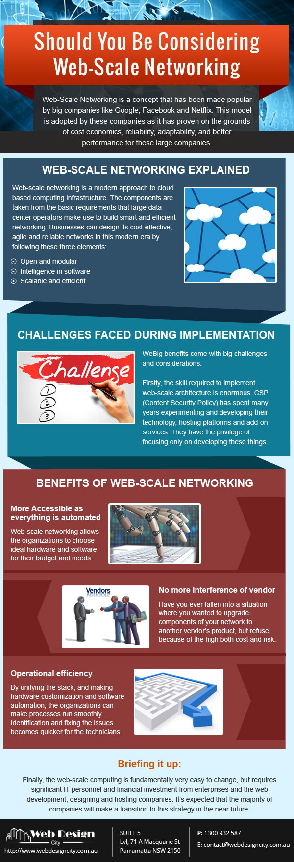 Should you be considering web scale networking infograph